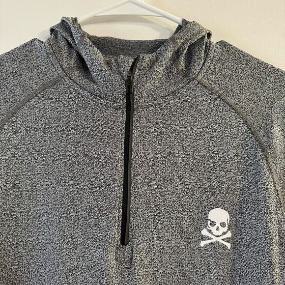 Lululemon X Soulcycle 1/4 Zip Men’s Pullover Heathered Gray Sz Large Activewear - Picture 7 of 7